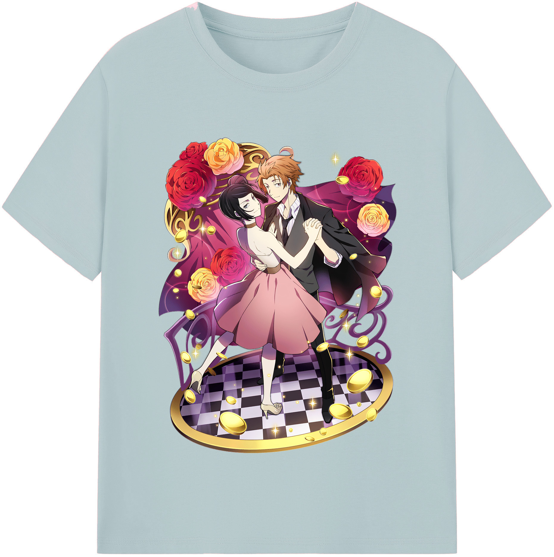 （画像用） 文豪ストレイドッグス Bungo Stray Dogs 綿100％半袖Tシャツ（フロントプリント）